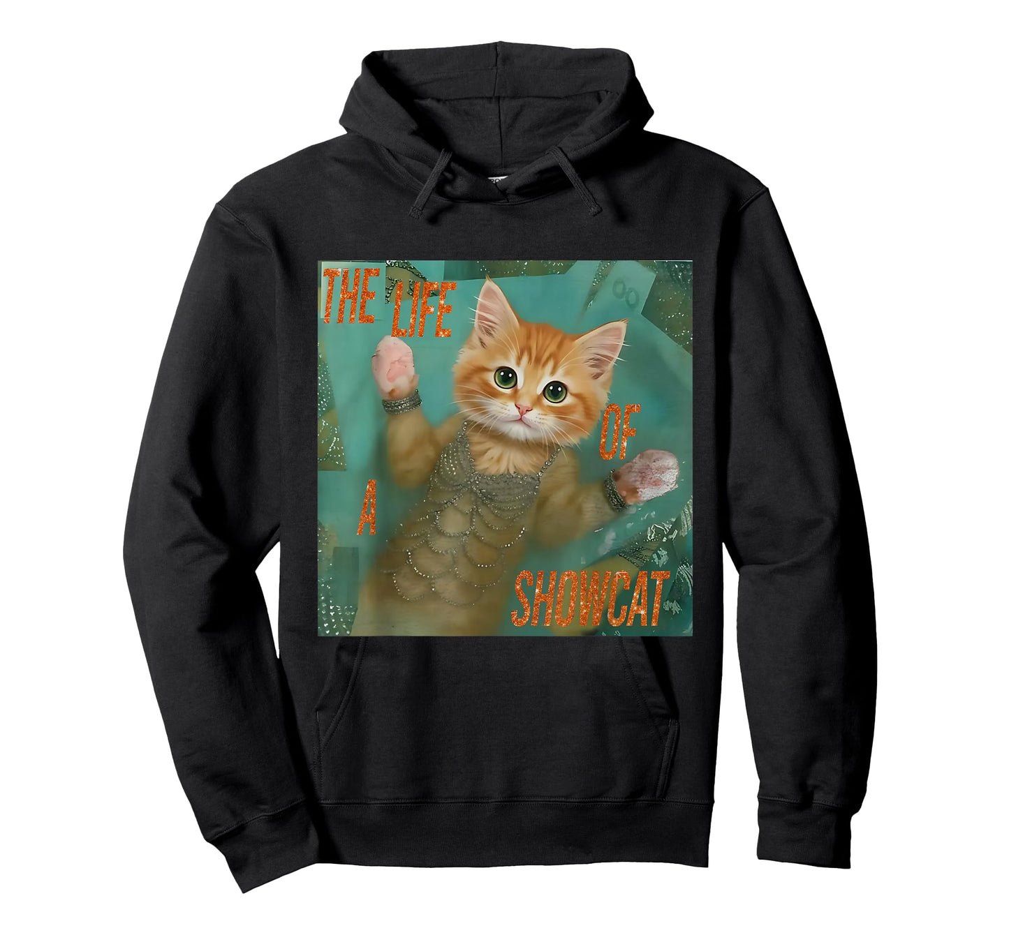 The Life of a showcat Funny Cat Meme Kitten Lover Girls Kids T-Shirt