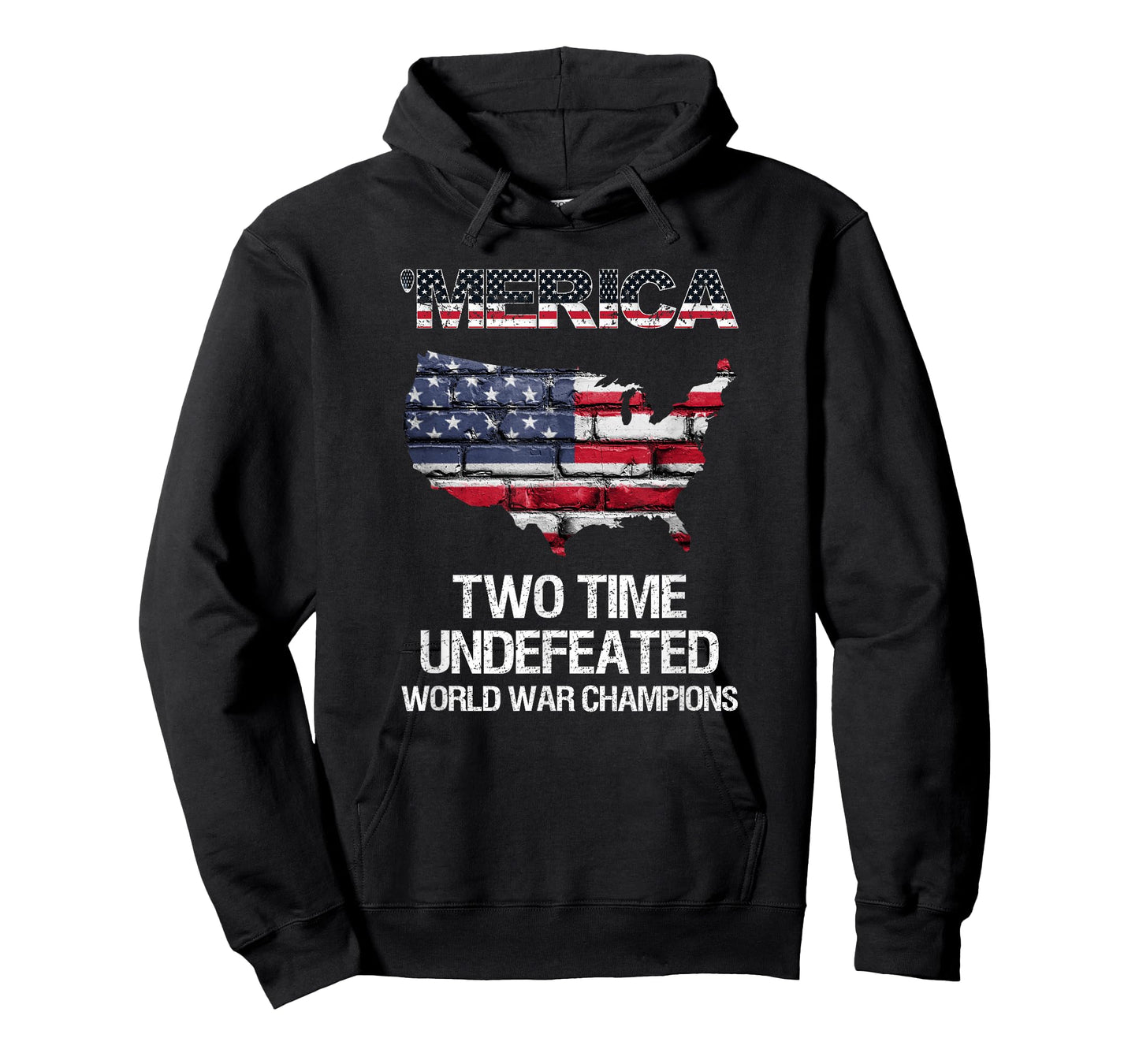 Merica Two Time Undefeated World War Champions, Champ Tshirt T-Shirt