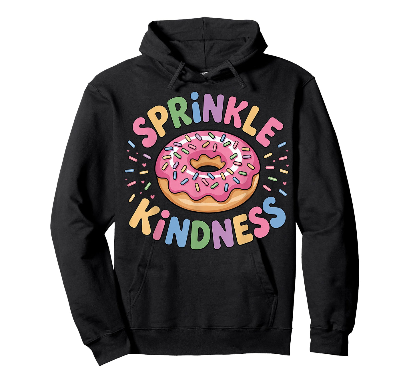 Donut Sprinkle Kindness Funny Girls Women Doughnut Lover T-Shirt