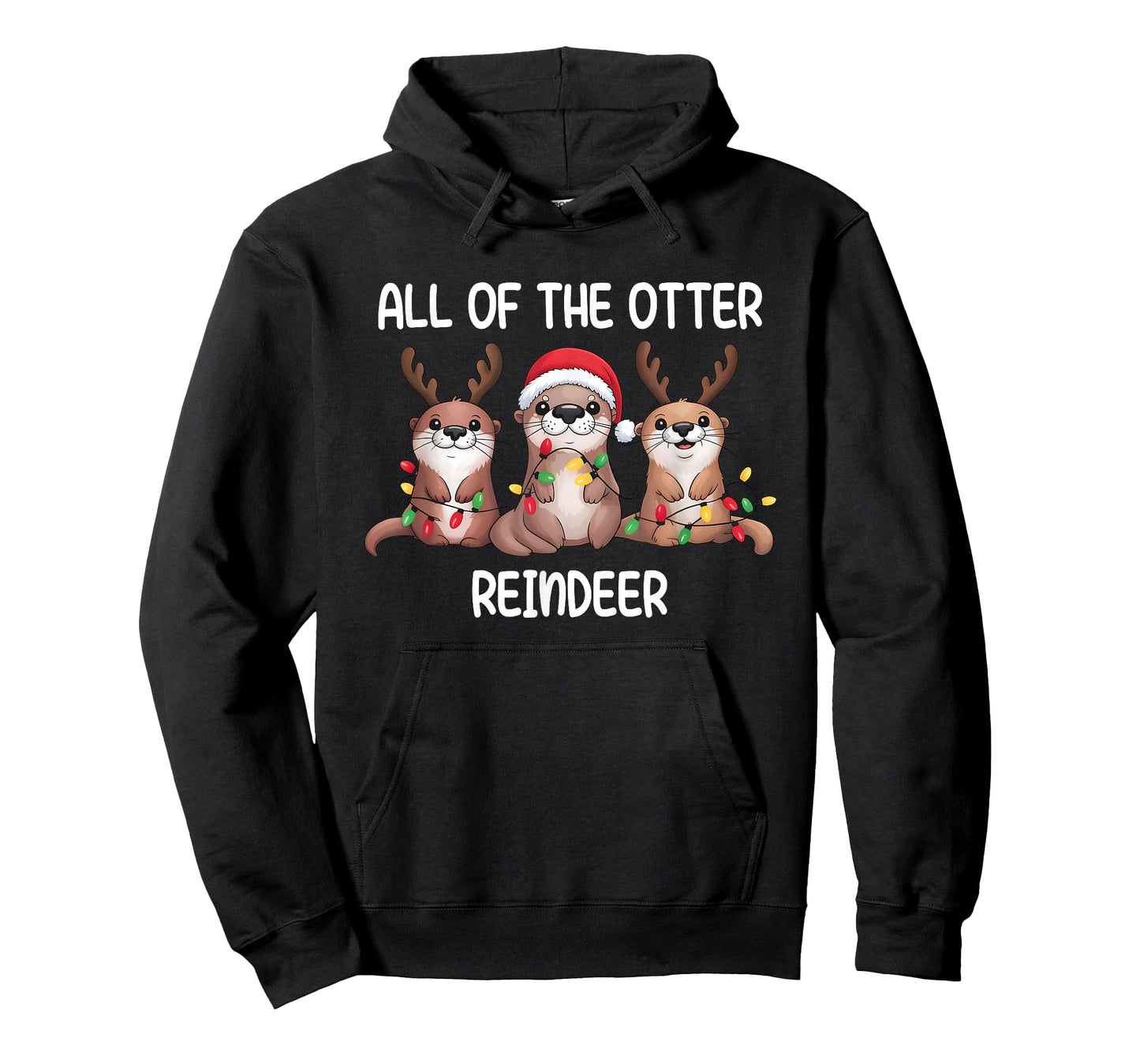 All of The Otter Reindeer Funny Christmas for Animals Lover T-Shirt