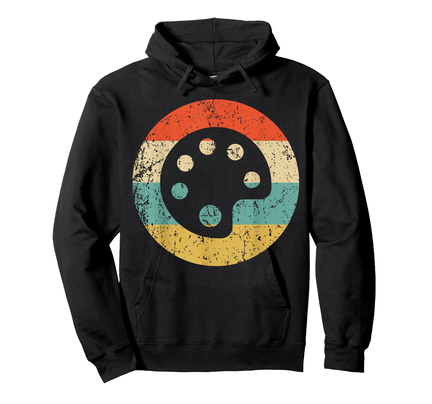Artist Art Teacher Retro Paint Palette T-Shirt for Men Women Kids