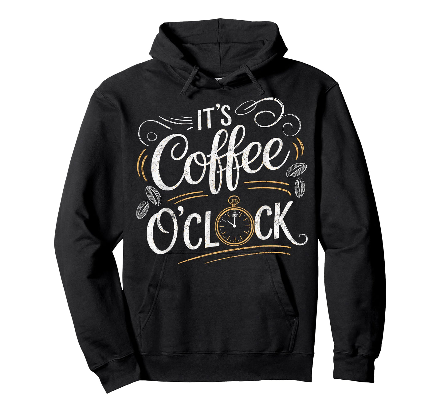 It's Coffee O'clock Funny Tee Caffeine Addict Coffee Loving T-Shirt