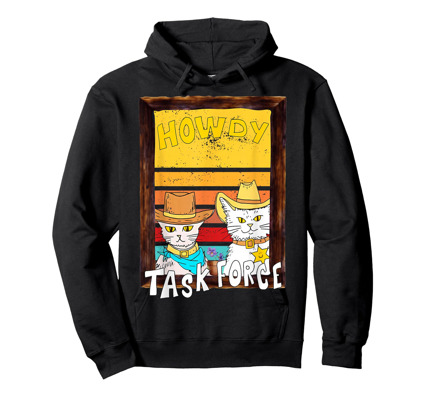Howdy Merch. Howdy Task Force Funny Design. Funny cat T-Shirt