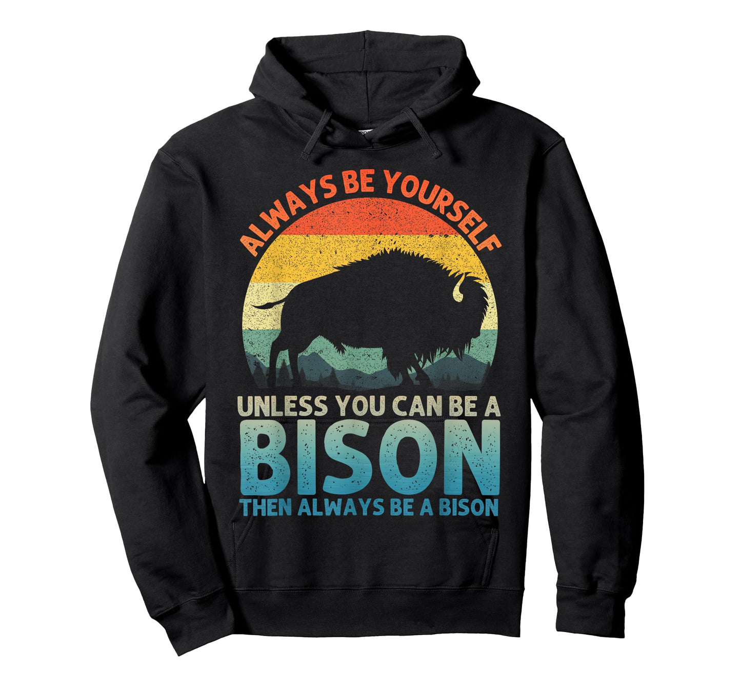 Cool Bison Design for Men Women Buffalo Animal Lovers Bison T-Shirt