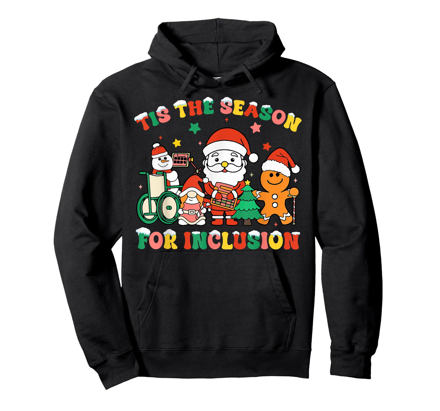 Tis The Season for Inclusion OT PT SLP Therapist Christmas T-Shirt