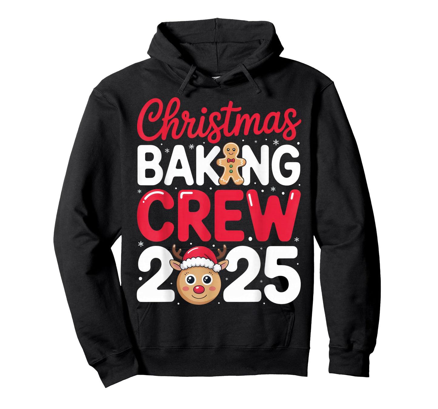 Christmas Baking Crew 2025 for Family Bakers Holiday Fun T-Shirt