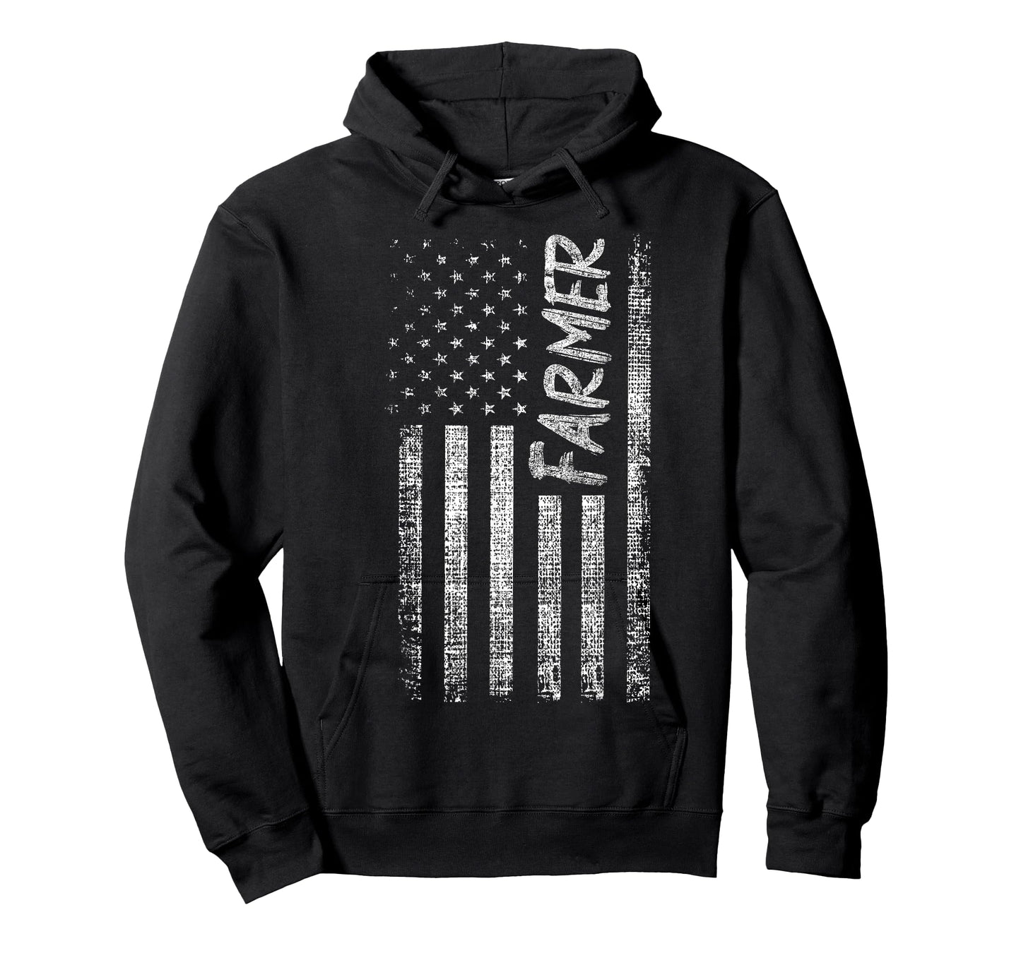 American USA Flag Farmer Rancher Farming T-Shirt