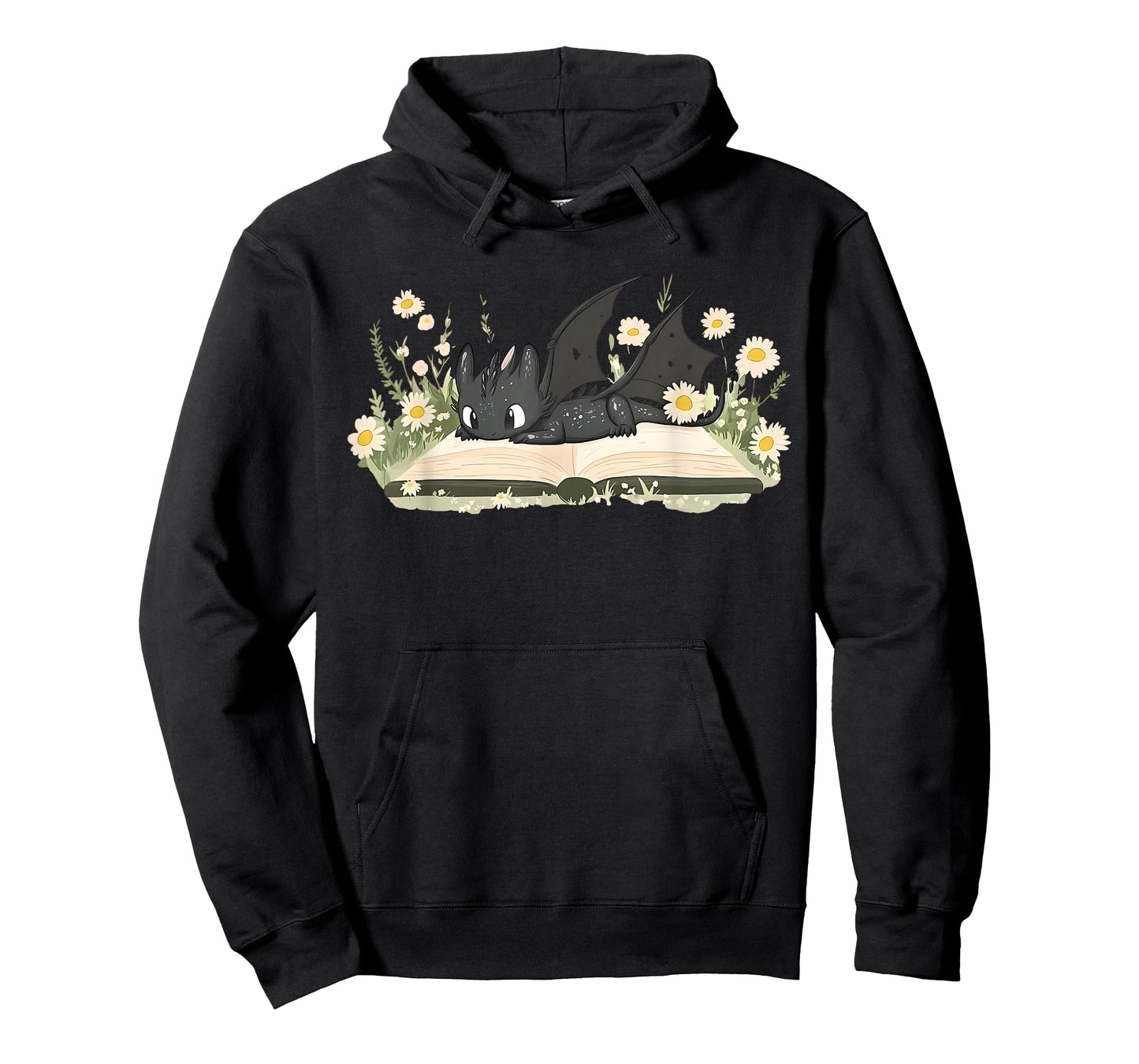 Cute Dragon Reading A Book For Books Nerds Women Girl T-Shirt