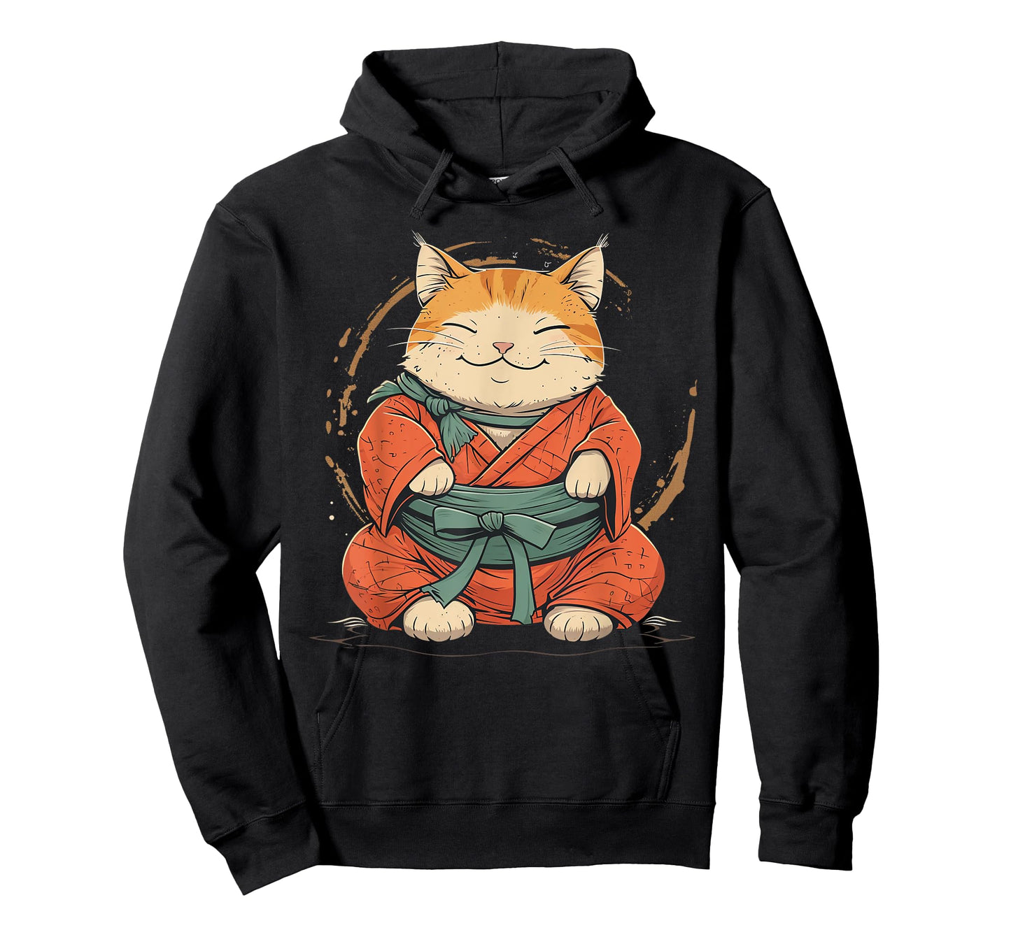 Sumo wrestler Cat on Sumo Wrestling T-Shirt