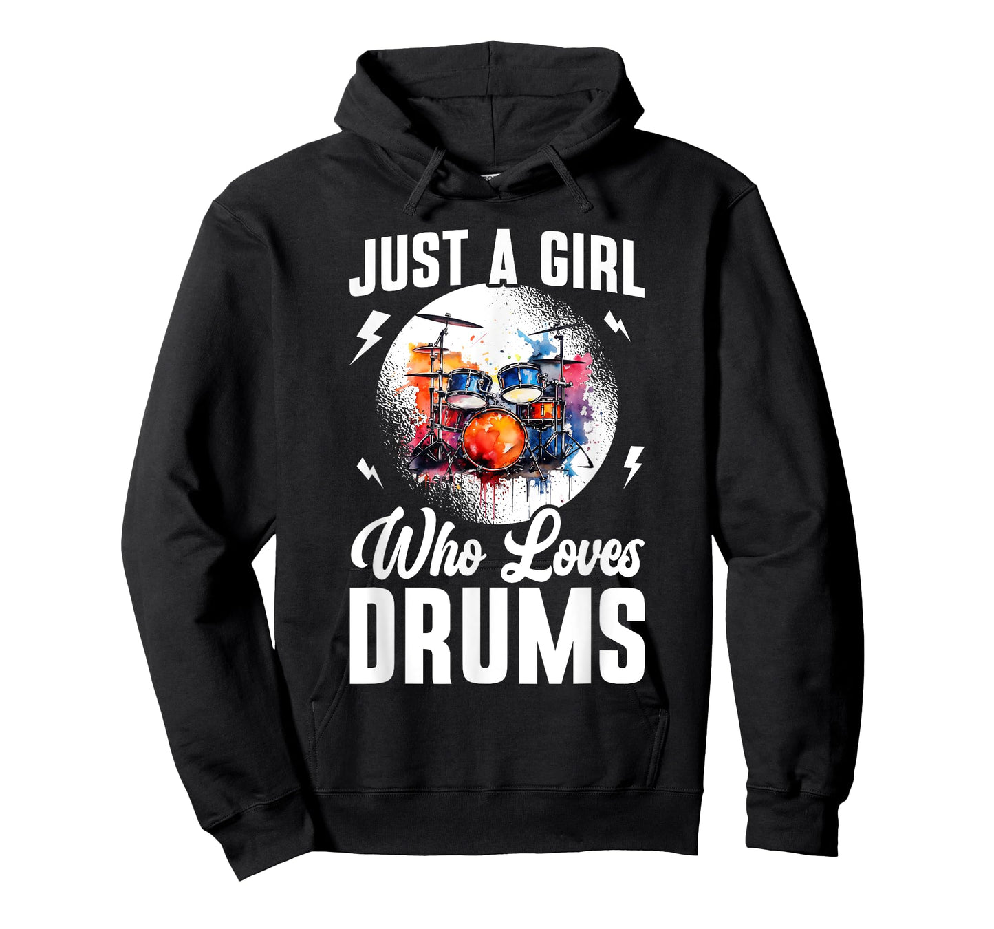 Just A Girl Who Loves Drums Drumstick Drumming Drummer T-Shirt