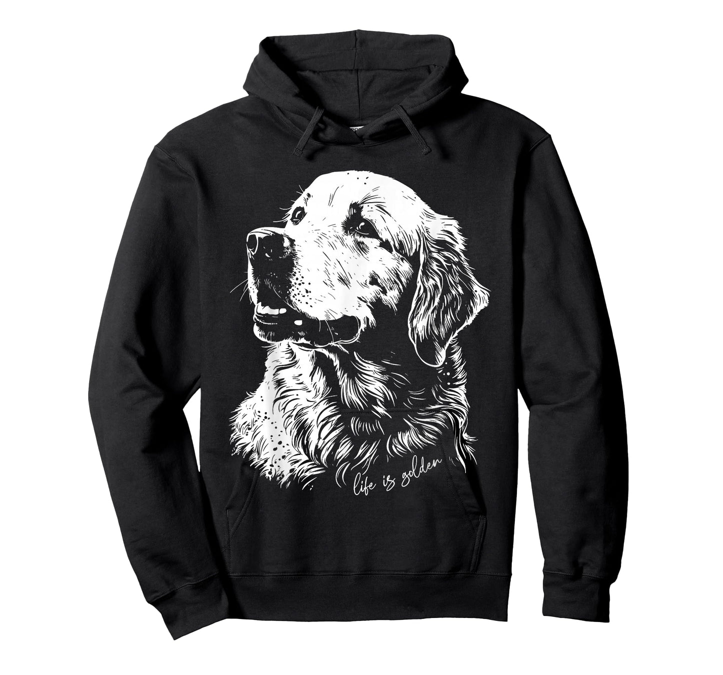 Life Is Golden Golden Retriever Cute Golden Retriever T-Shirt