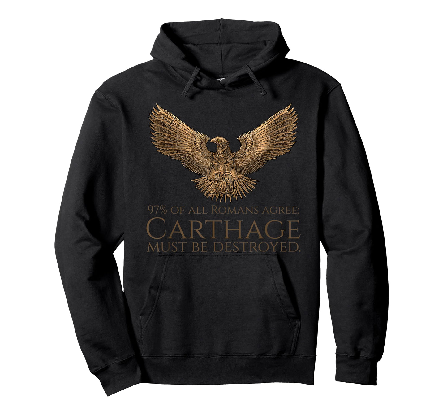 Ancient Rome Steampunk Eagle - Carthage Must Be Destroyed T-Shirt