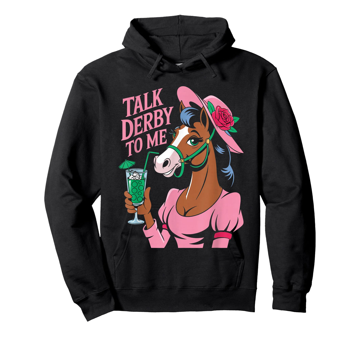 Women Talk Derby To Me Funny Horse Racing Lover On Derby Day T-Shirt