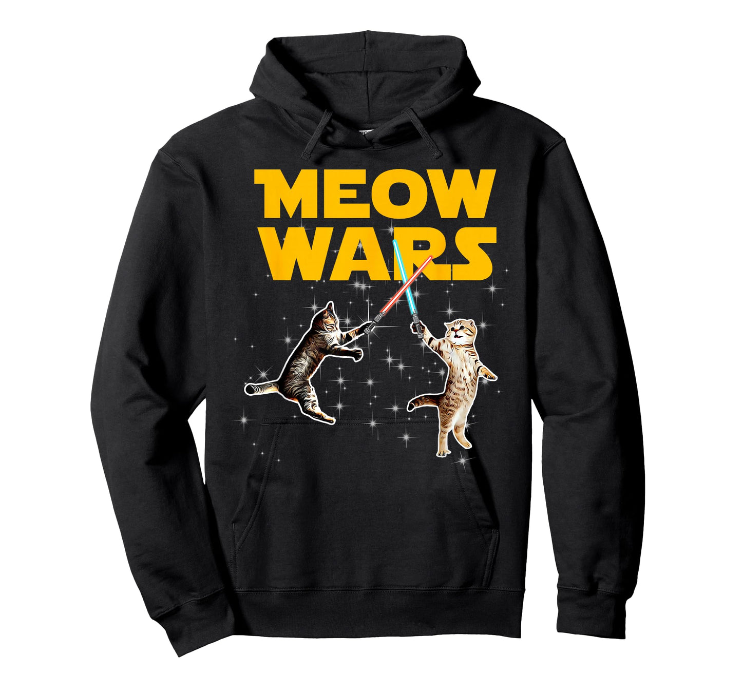 Meow Wars Funny Graphic For Cat Lovers T-Shirt
