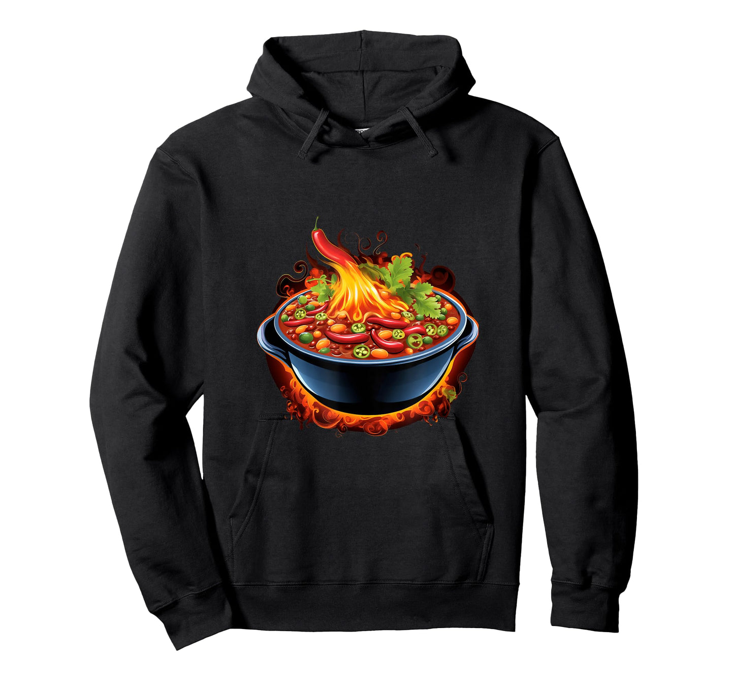 Chili Pepper Steaming Chili Bowl Spicy Pepper T-Shirt