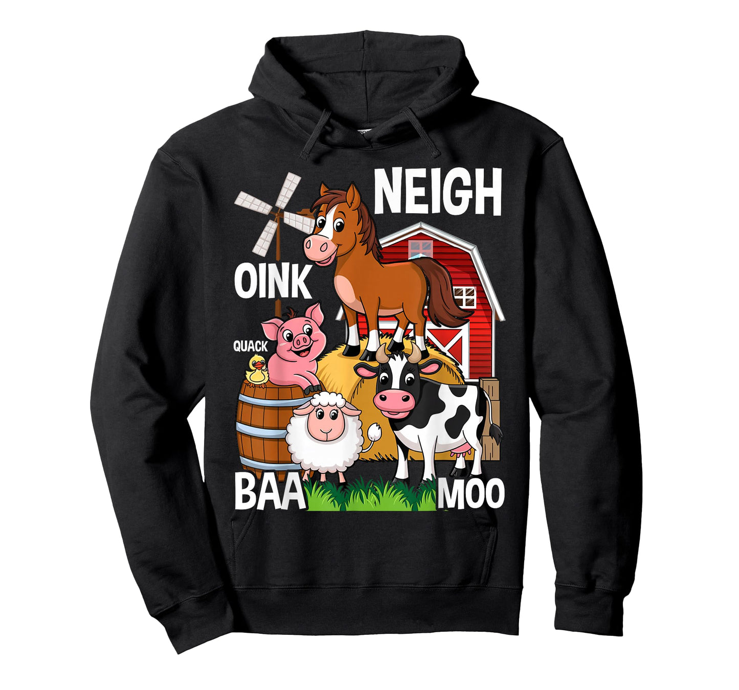 Cute Farm Animals With Sounds T-Shirt