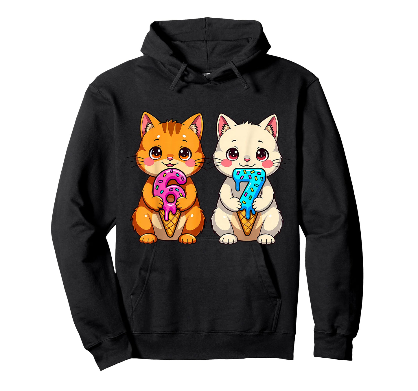 Cute Kawaii Cats Neko 67 Drip Meme Funny Six Seven T-Shirt