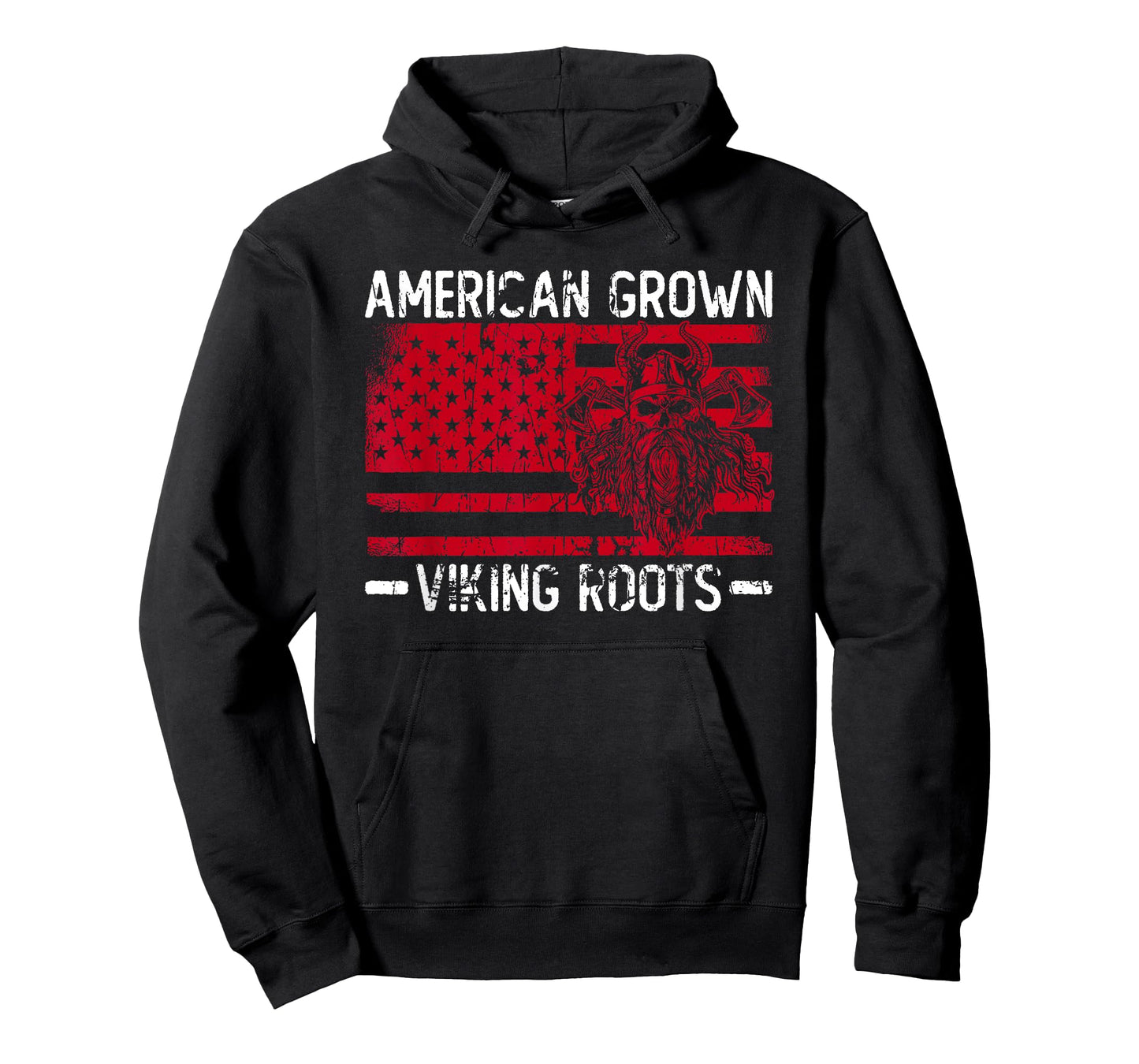 American Grown, Viking Roots - Norse Mythology Viking Nordic T-Shirt