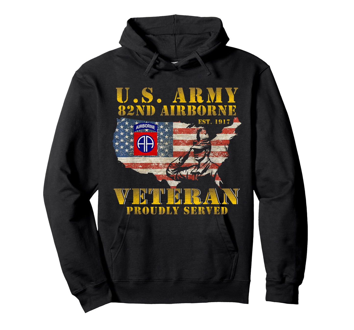 82nd Airborne Division Death From Above Fort Bragg Veteran T-Shirt