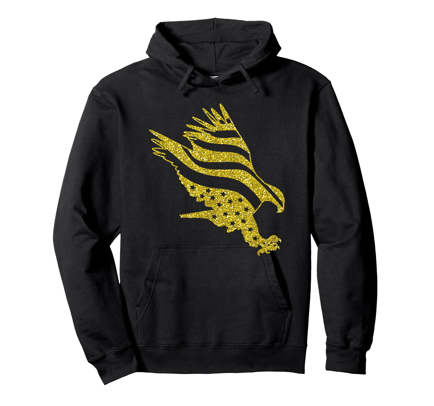 Patriotic T-Shirt Golden American Eagle Men Women Kids Gift T-Shirt