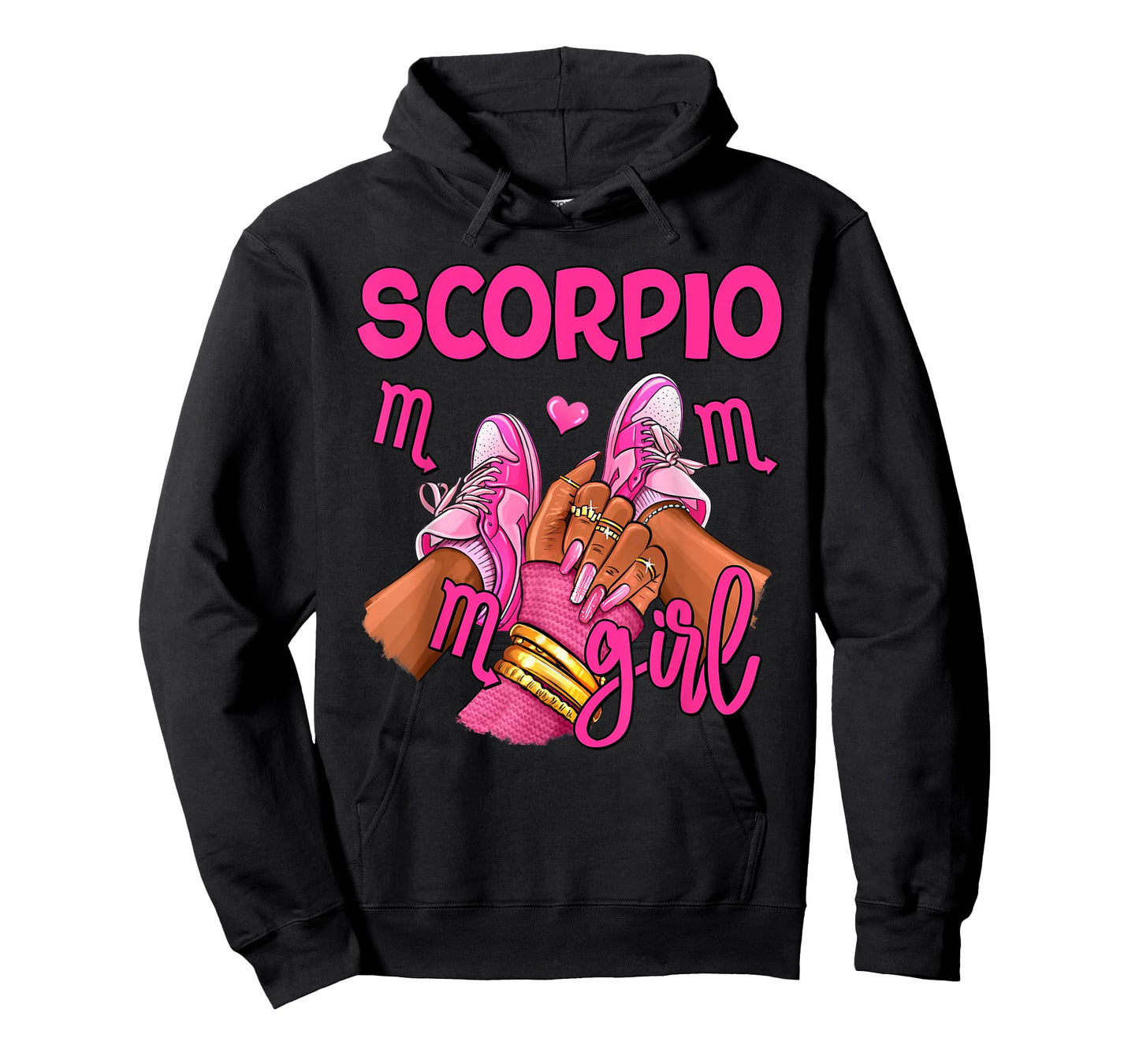 Scorpio Girl Birthday Queen Women Sneakers Zodiac Sign T-Shirt
