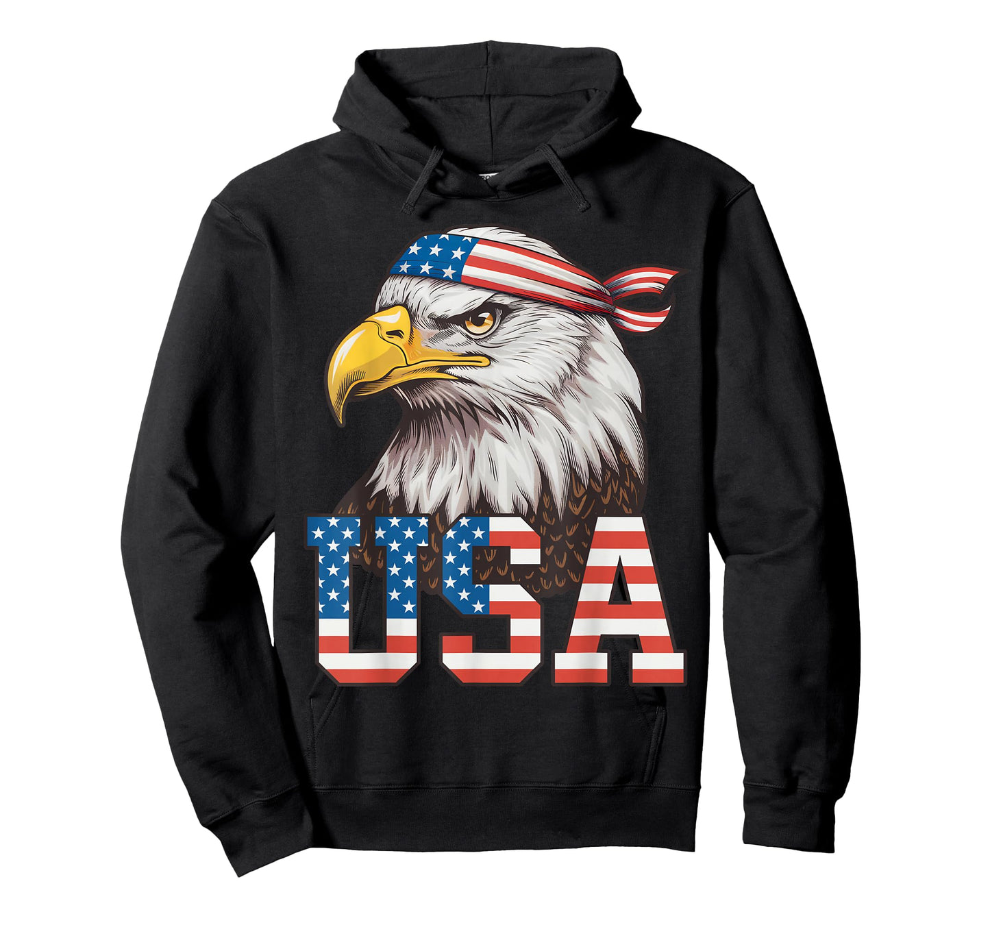 USA American Flag Men Women Kids Bald Eagle Patriotic T-Shirt