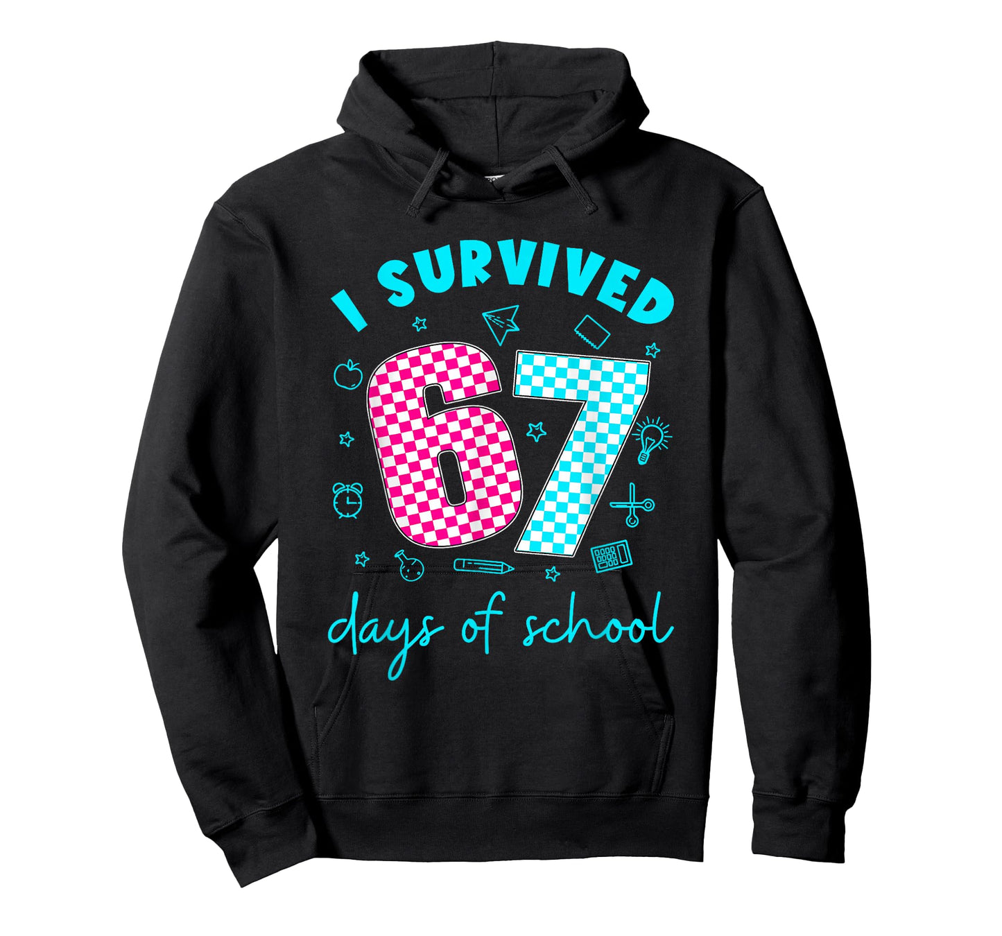 I Survived 67 Days of School Funny Meme Teacher Student T-Shirt