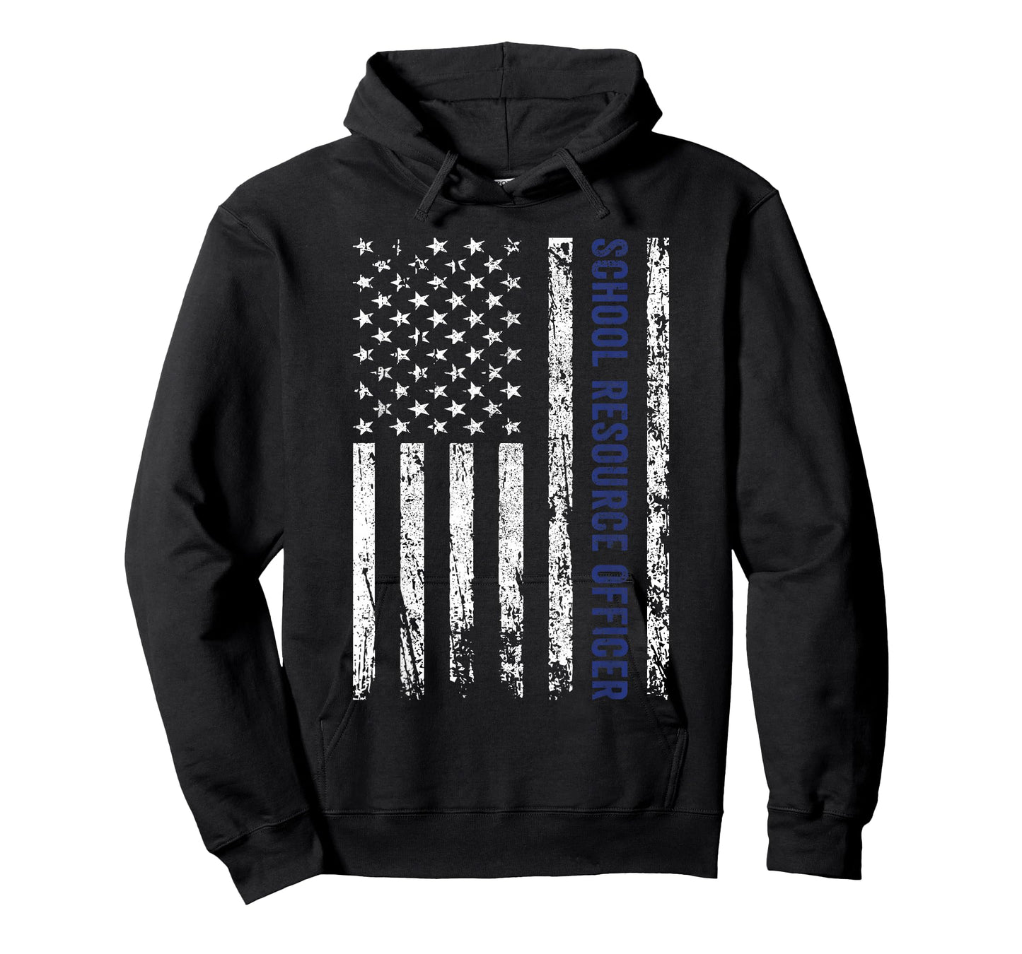 School Resource Officer SRO USA Flag T-Shirt