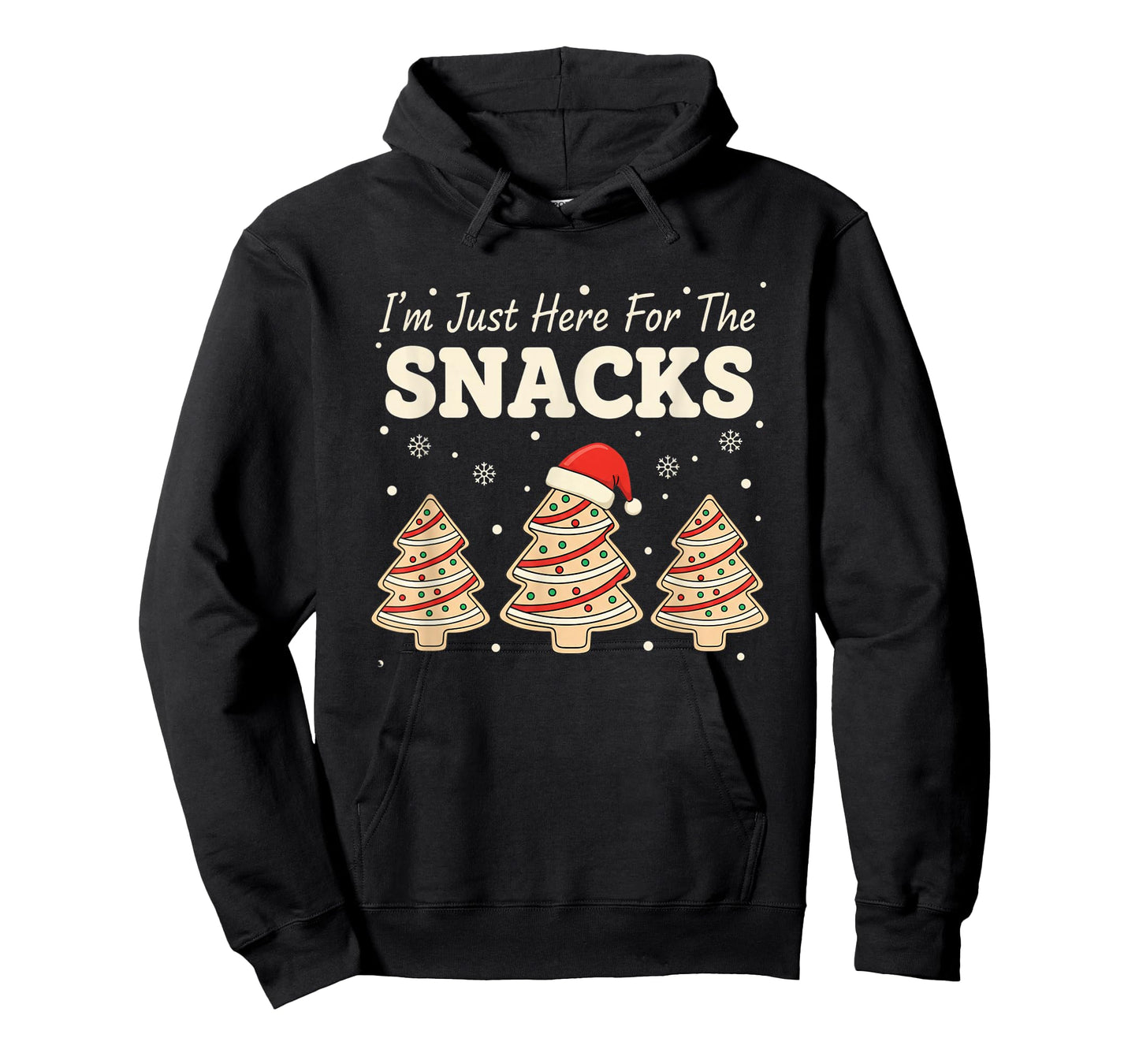 Baking I'm Just Here for The Snacks Christmas Cookies Cookie T-Shirt