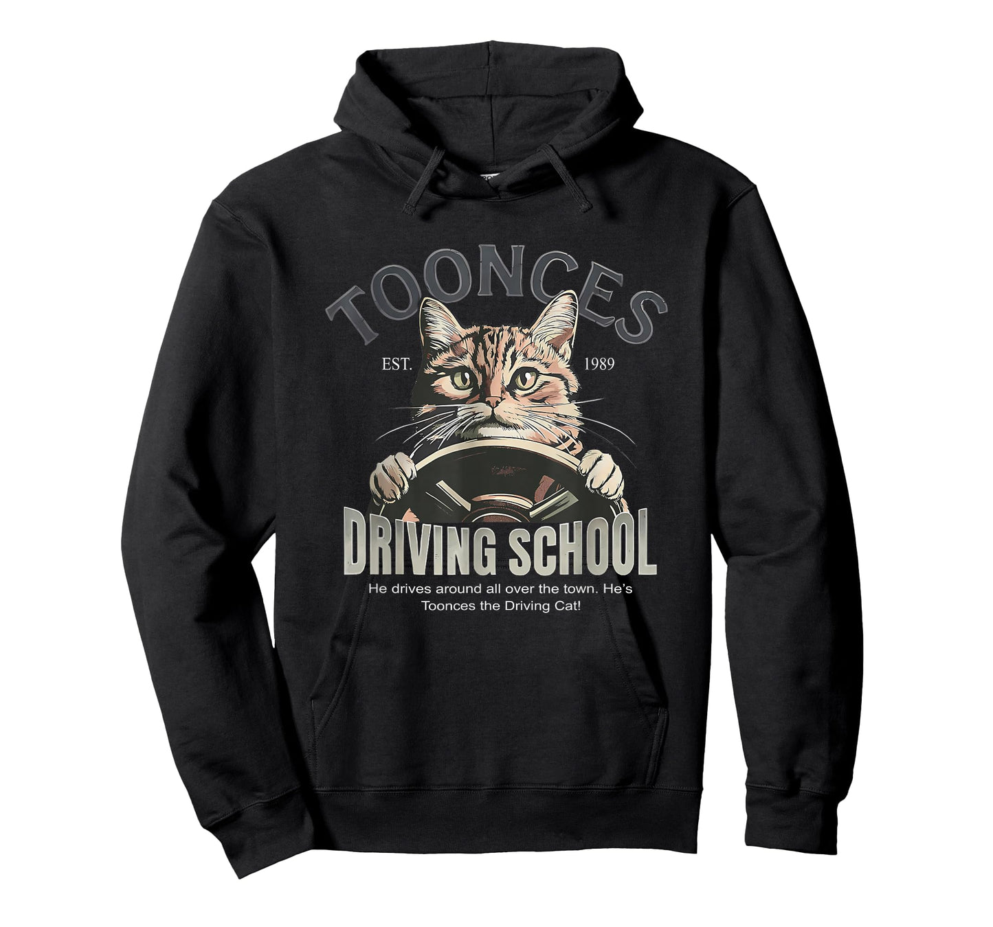 Toonces Driving School Est. 1989 - The Driving Cat T-Shirt