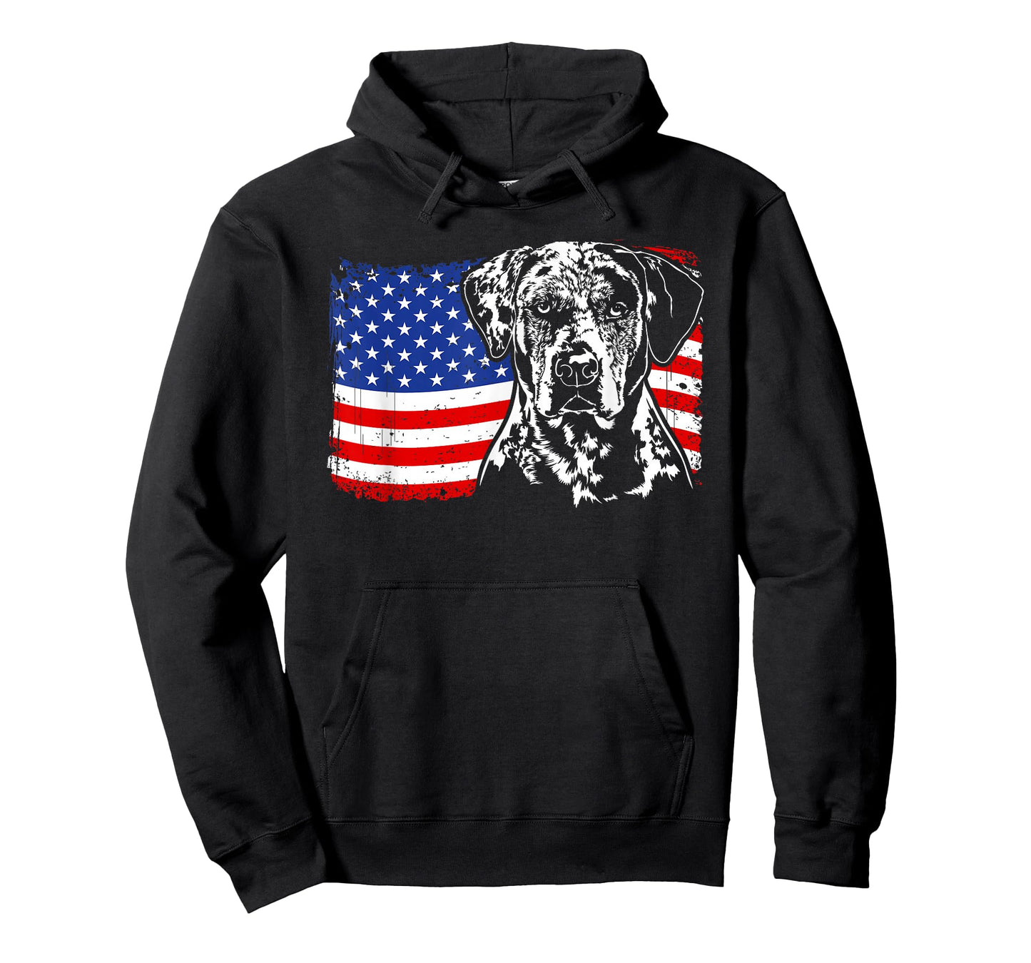 Proud Catahoula Leopard Dog American Flag patriotic dog gift T-Shirt