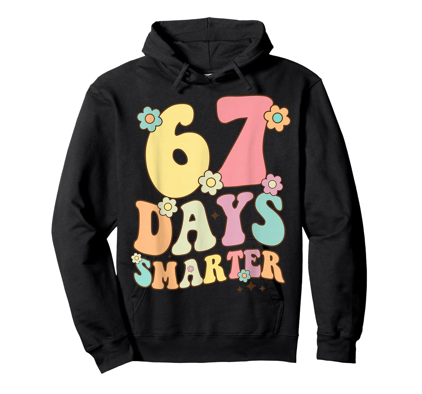 67 Days Smarter Happy 67th Day of School Teachers Boys Girls T-Shirt