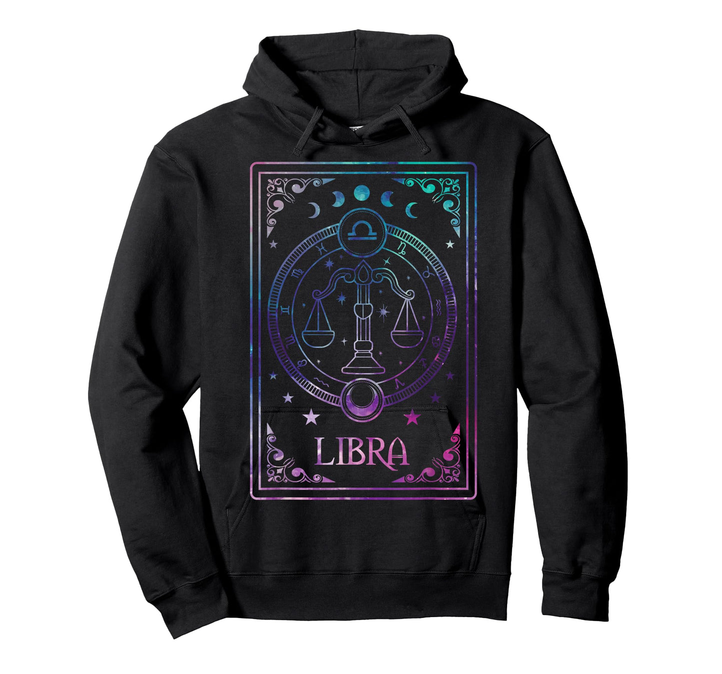 Libra Tarot Card September October Birthday Astrology Zodiac T-Shirt