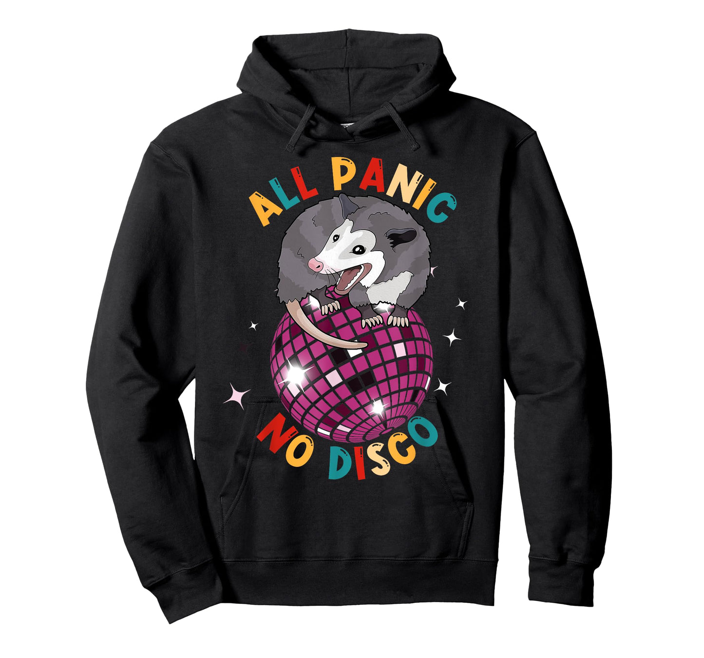Opossum All Panic No Disco Funny Possum Scream Men Women Kid T-Shirt