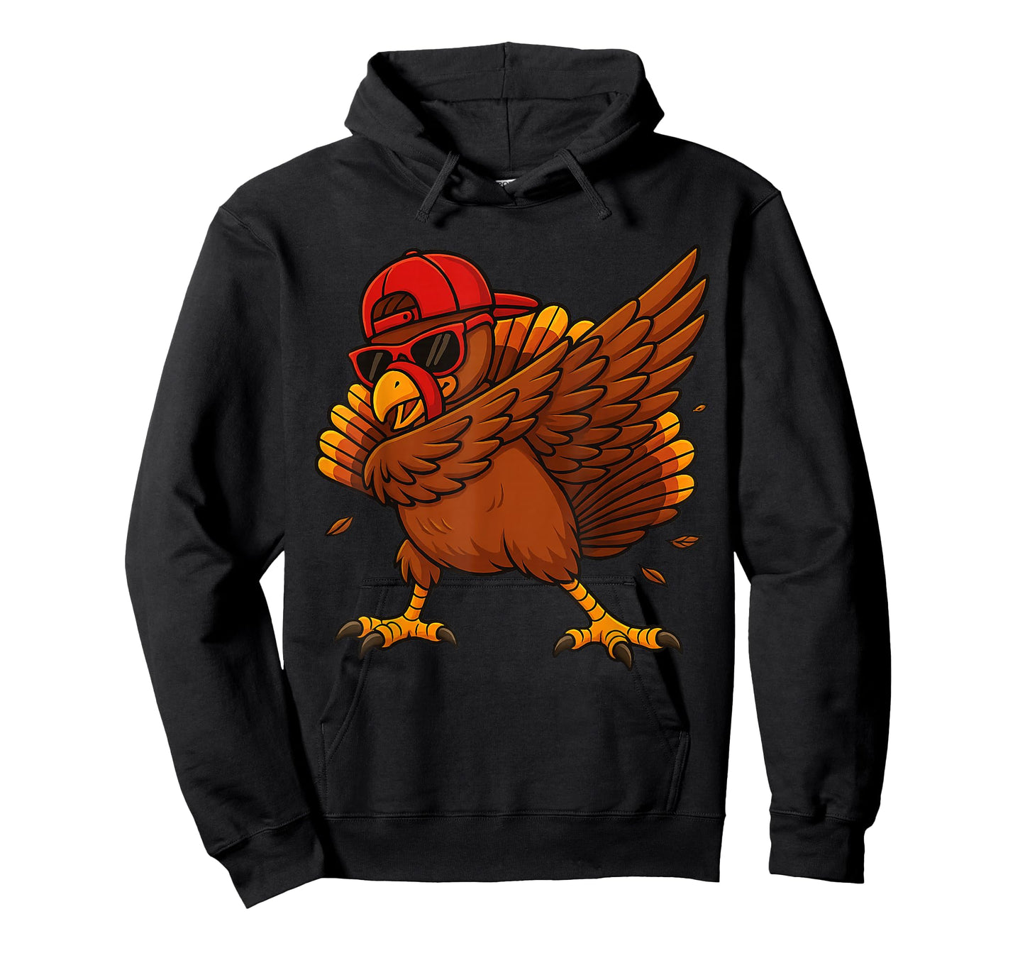 Dabbing Turkey Funny Mens Kids Boys Thanksgiving T-Shirt