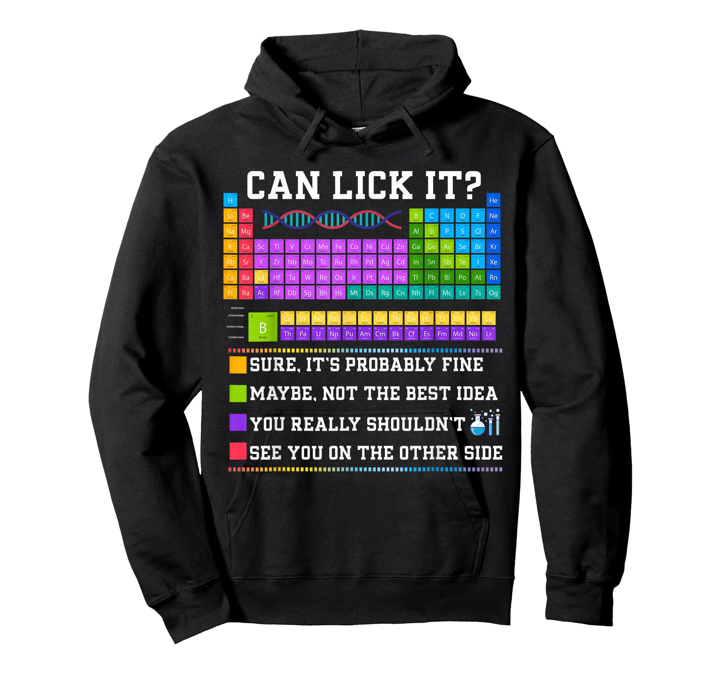Chemistry Elements Teacher Can I Lick It Periodic Table Lab T-Shirt