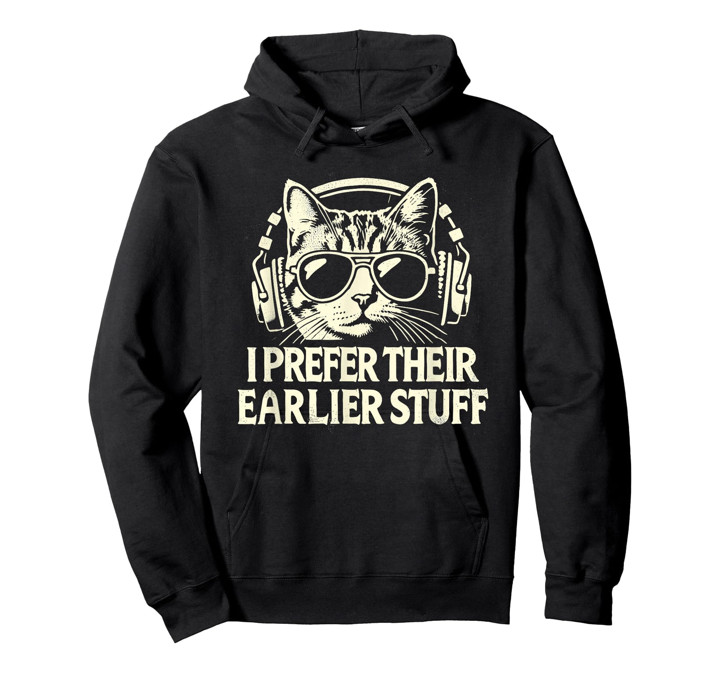 I Prefer Their Earlier Stuff Cat Festival Concert Music Band T-Shirt