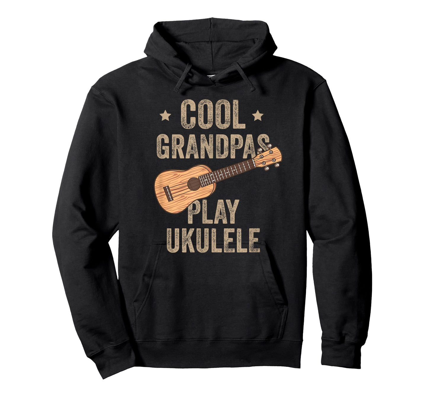 Cool Grandpas Play Ukulele Ukulele Music Guitar T-Shirt