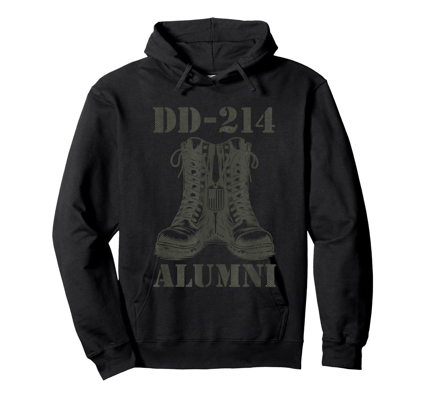 DD-214 Alumni Combat Boots Patriotic Soldier Proud Veteran T-Shirt