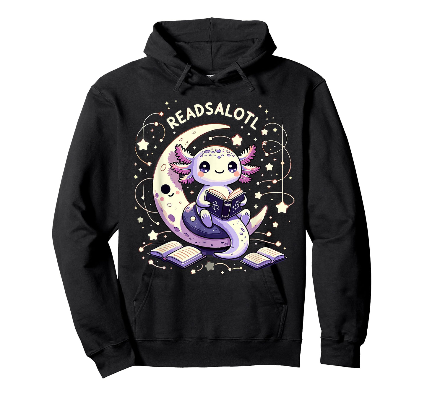 Axolotl Books Readsalotl Reading Bookworm Boys Girls Kids T-Shirt