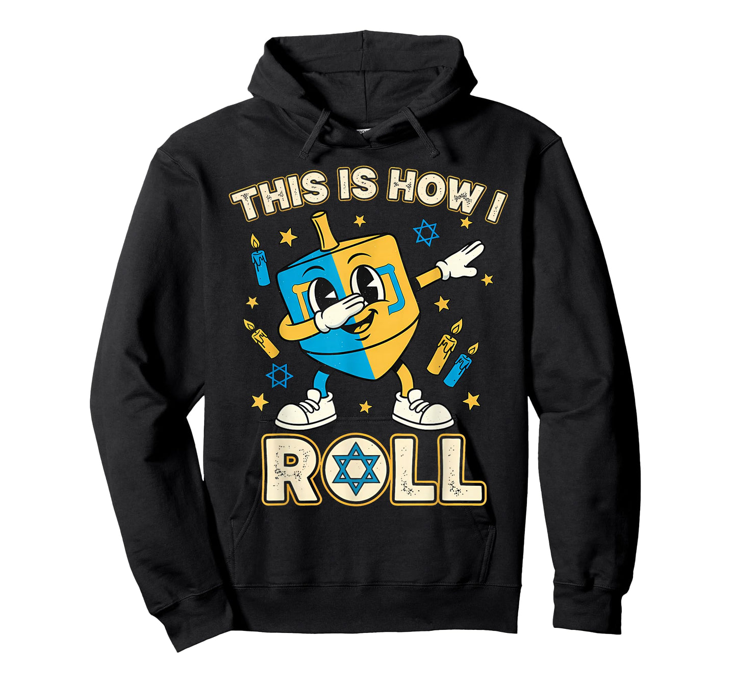 Funny Dreidel Dabbing Hanukkah Shirt Menorah Chanukah Jewish T-Shirt
