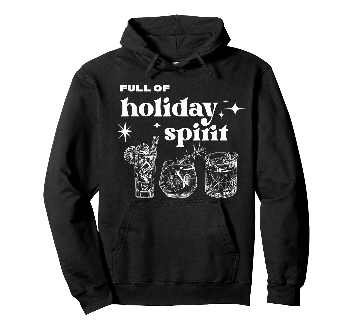 Christmas Full of Holiday Spirit Cocktail Club Women Men T-Shirt