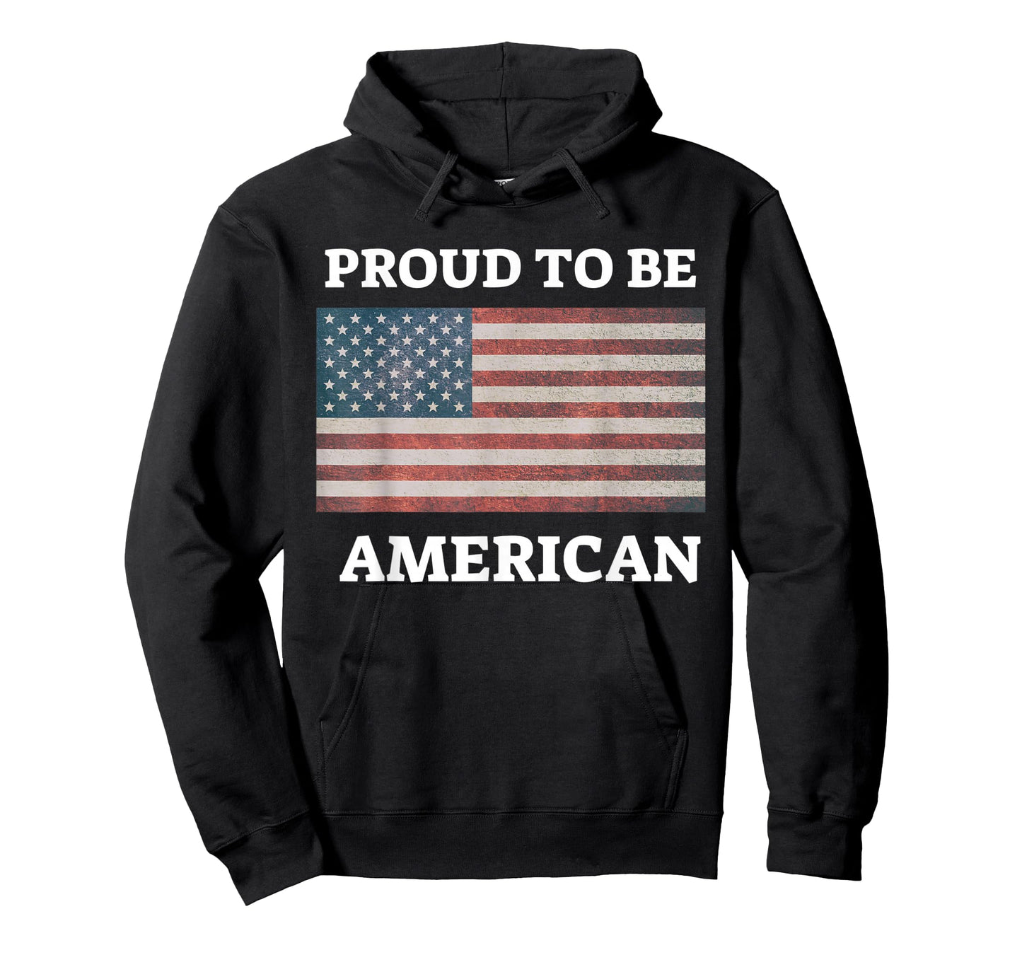 Patriotic USA Flag Proud To Be American Gift Citizen Veteran T-Shirt