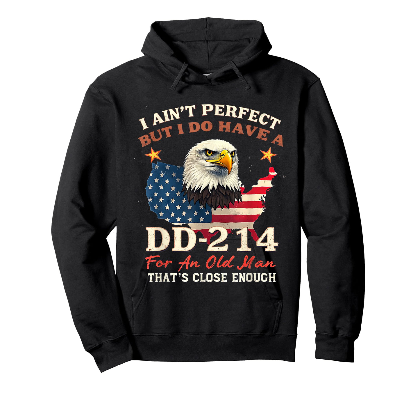 I Ain't Perfect But Do Have an Old Man US Veteran Gift T-Shirt