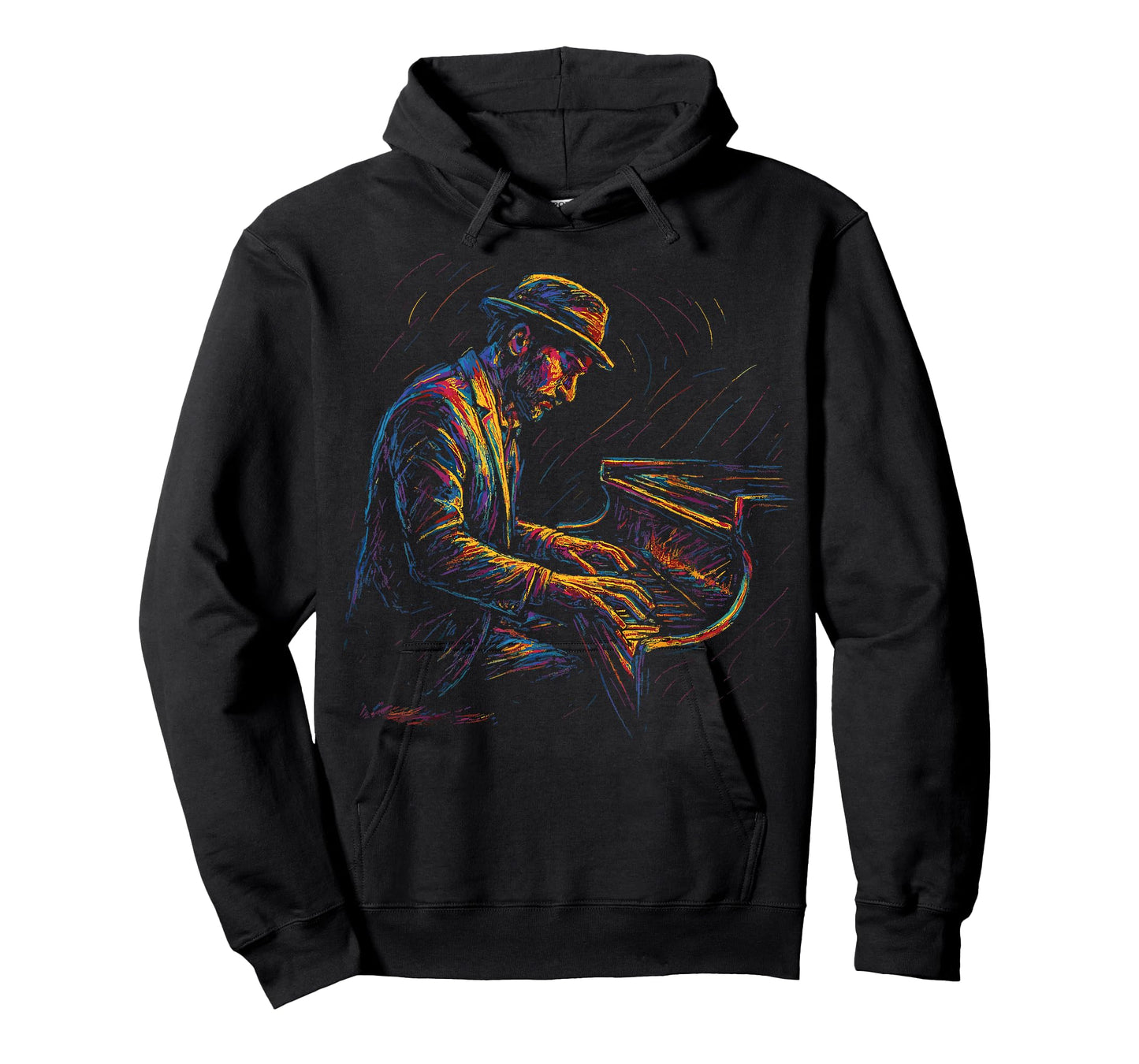 Jazz Musician Piano Player Pianist Artistic Music Jazz Lover T-Shirt