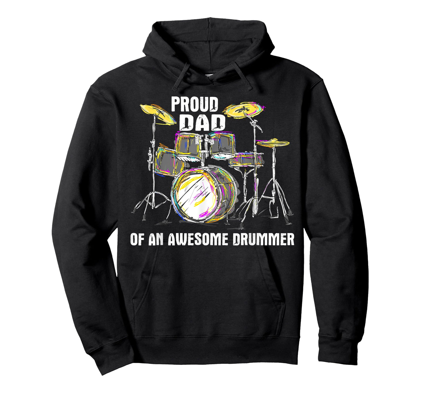Proud Dad of An Awesome Drummer - Father of Drum Musician T-Shirt