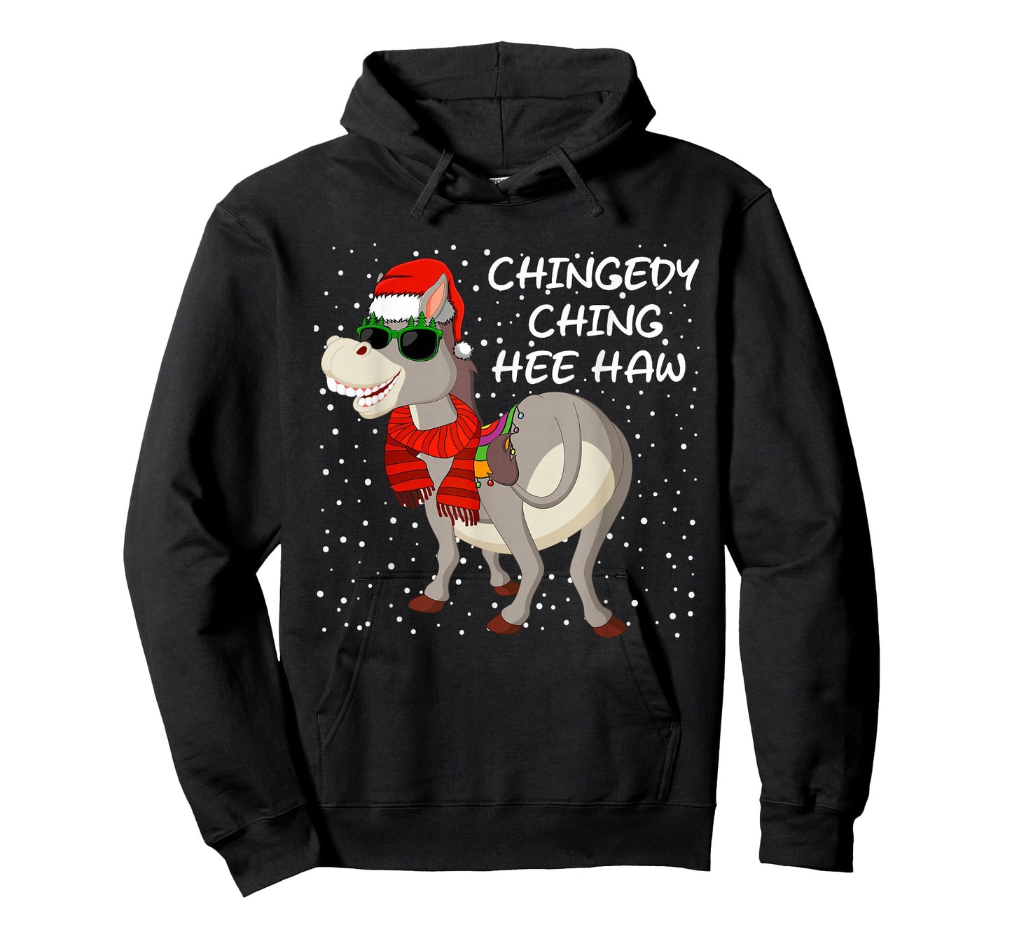Christmas Donkey Italian Xmas Funny Donkey Lover Pajamas T-Shirt