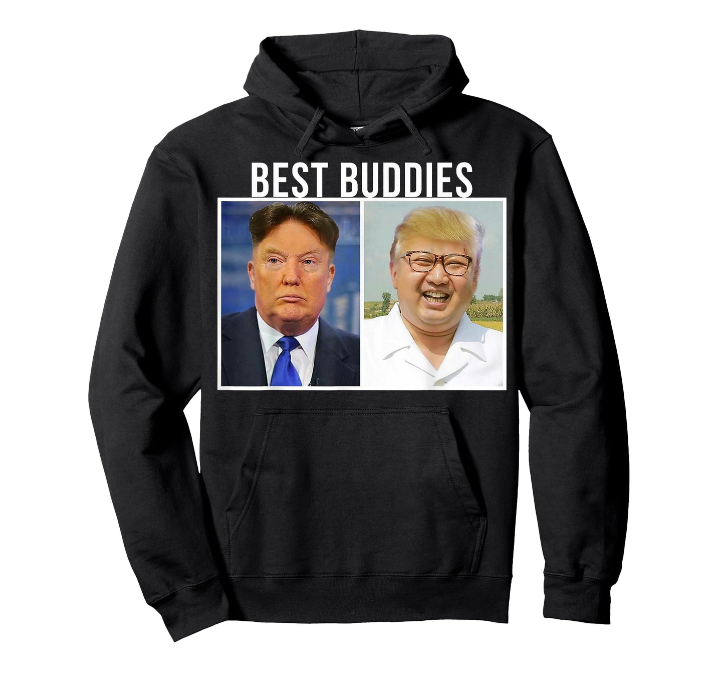 Best Buddies Face Swap Funny Donald Trump and Kim Jung Un T-Shirt