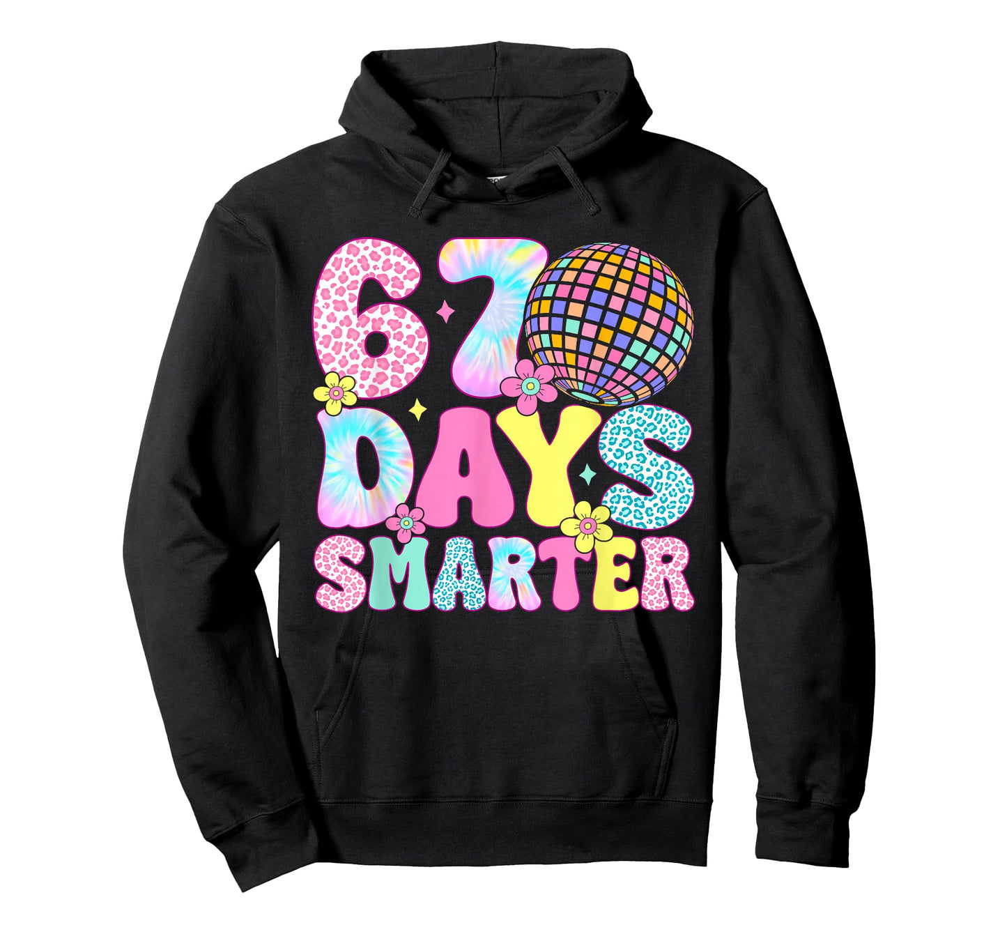 67th Days Smarter Smile Face 67 Days School Teacher Boy Girl T-Shirt