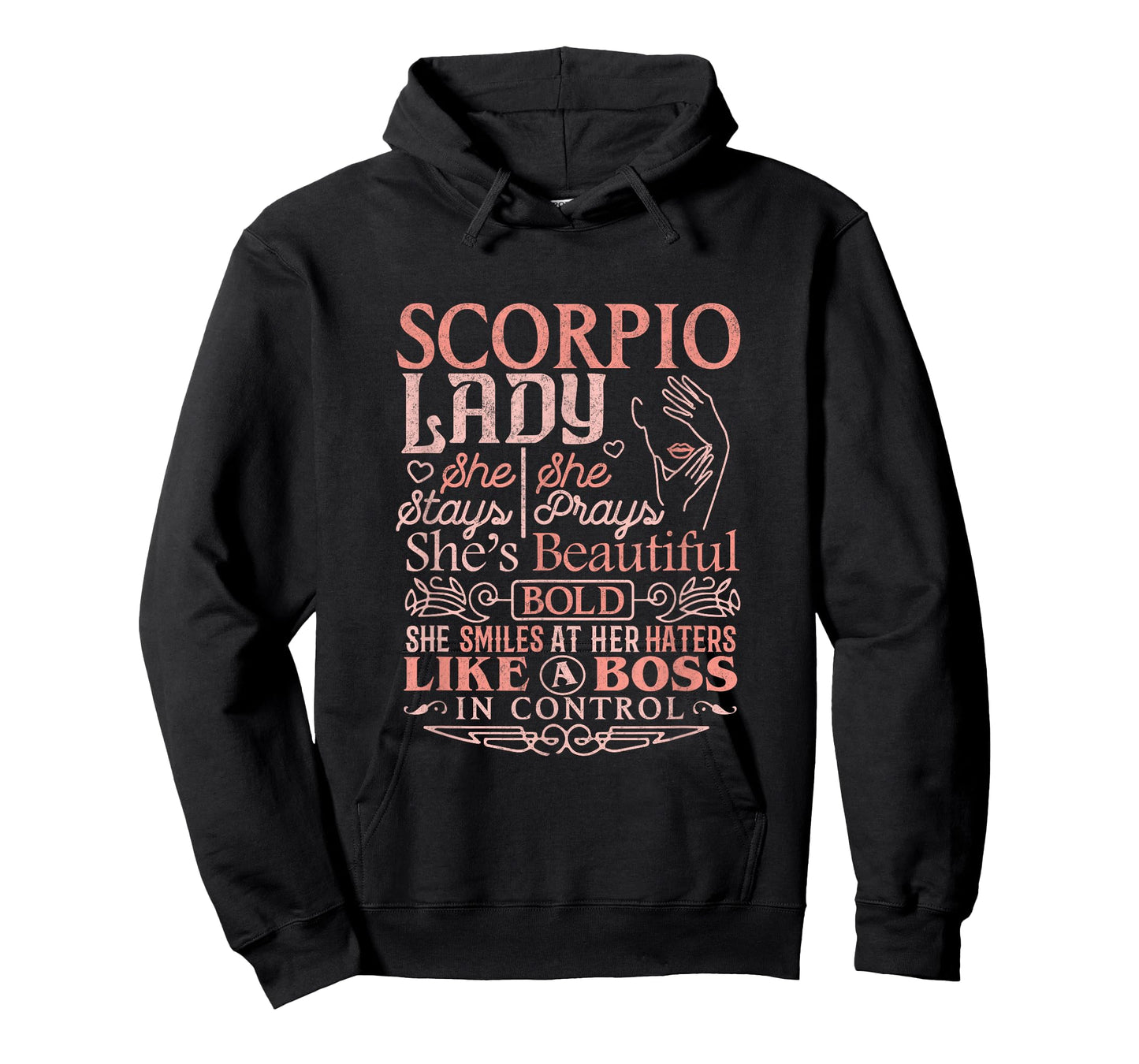 Scorpio Lady Shirt Astrology Zodiac Sign Scorpio Woman Girl T-Shirt
